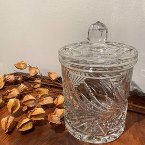 Crystal Clear Signature Glass Jar - 24% Lead